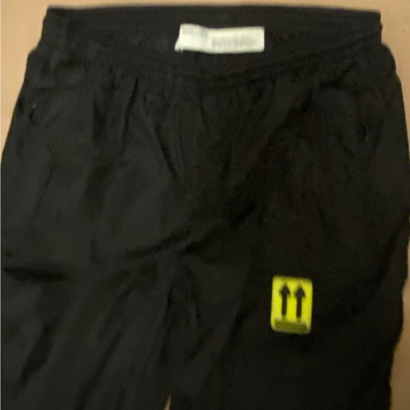 Off-White main label windbreaker track pants with zipper pockets and hem, Sz. M - Picture 2 of 14